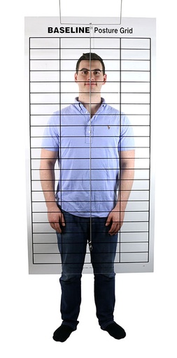 [12-1082] Baseline Posture Evaluation - 3-piece Set - Protractor, Evaluator and Grid