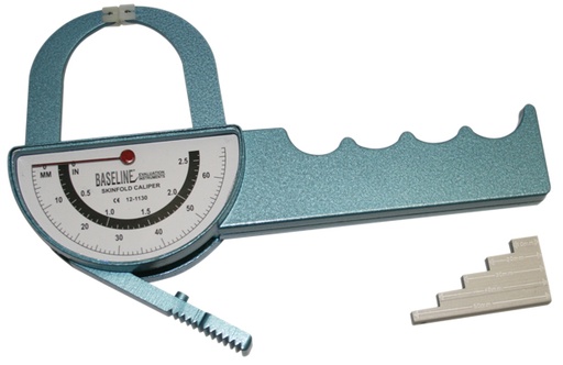 [12-1130] Baseline Medical Skinfold Caliper - Deluxe Dual-sided Model