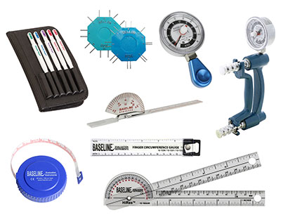 [12-0119] Baseline Hand Evaluation - 8-piece Set - Sensory Evaluators (Dellon/Touch-Test)