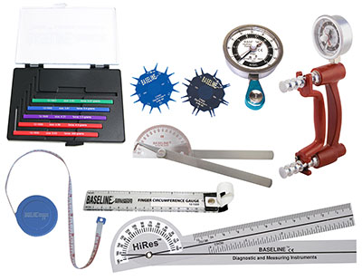 [12-0126] Baseline Hand Evaluation - 8-piece Set - Features LiTE 200 lb HHD & 50 lb HPG