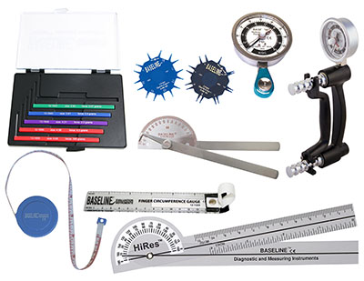 [12-0127] Baseline Hand Evaluation - 8-piece Set - Features HD 200 lb HHD & 50 lb HPG