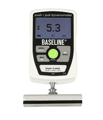 [12-0340] Baseline MMT - Electronic - Includes 3 Push, 2 Pull Attachments - 50 lb Capacity