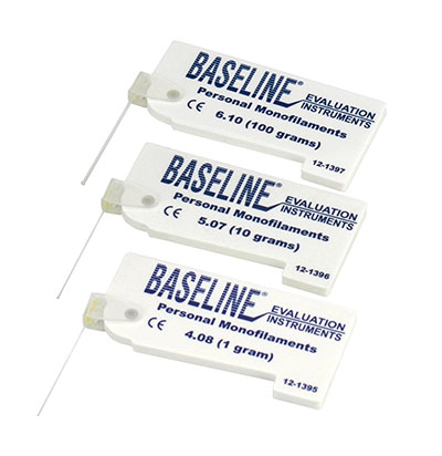 [12-1398] Baseline, Folding Monofilament, 3-piece Set (1, 10, 100 gram)