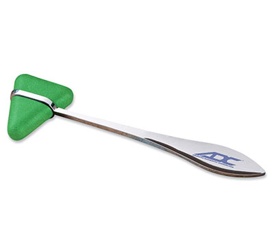 [12-5034] ADC Taylor Neurological Hammer, 7 1/2", Dark Green