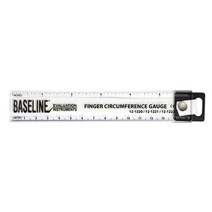 [12-1222-25] Baseline Finger Circumference Gauge, 6 inch / 15 cm Maximum, 25-pack