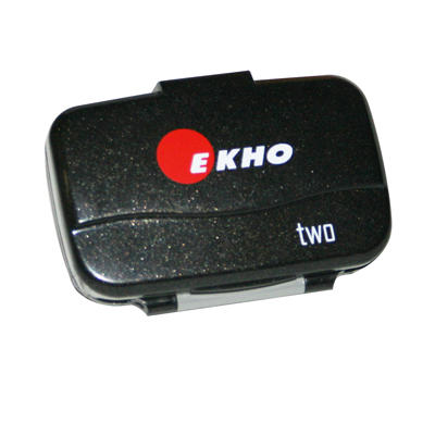 [12-1941-25] Ekho Pedometer - Deluxe - Steps and Distance - Case of 25