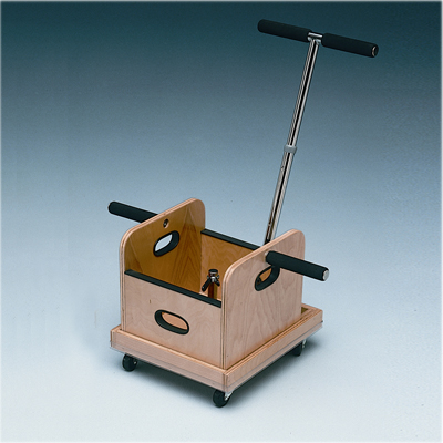 [55-1030] FCE Work Device - Mobile Weighted Cart with T-handle and Accessory Box