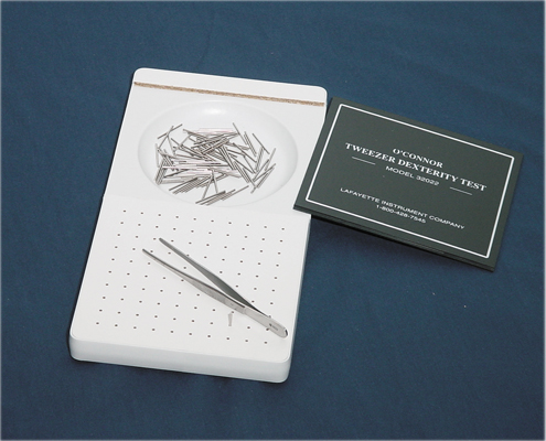[12-3031] Manipulation and Dexterity Test - O'Connor Tweezer Dexterity Accessory - 105-piece Replacement Pin Set