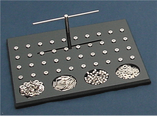 [12-3082] Manipulation and Dexterity Test - Roeder Accessory - 42 each pins, washers, crown and hex nuts