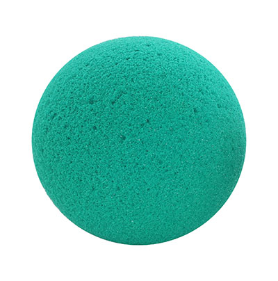 [10-0778-12] CanDo Memory Foam Squeeze Ball - 3.5" diameter - Green, medium, dozen