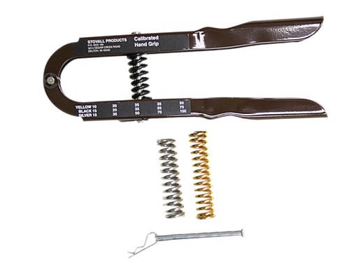[10-0813] Power Hand Grip - Deluxe - 3-spring variable tension (10 - 100 lb)