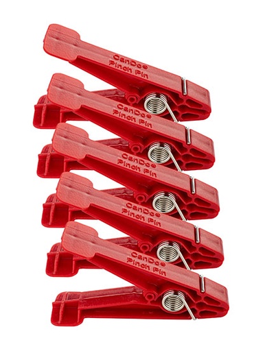 [10-0842] CanDo Graded Pinch Finger Exerciser, Replacement Pinch Pins, Set of 5, Red (Light)