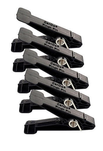 [10-0845] CanDo Graded Pinch Finger Exerciser, Replacement Pinch Pins, Set of 5, Black (X-Heavy)