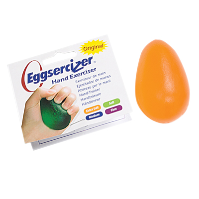[10-1290] Eggsercizer Hand Exerciser - Orange, x-soft