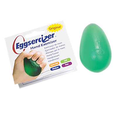 [10-1291] Eggsercizer Hand Exerciser - Green, soft