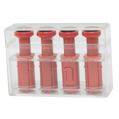 [10-3752-4] Digi-Flex Multi, 4 Additional Finger Buttons with Box, Red (Light)