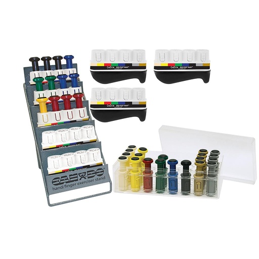 [10-3843] Digi-Flex Multi Clinic Pack, 8 Frames, 2 Four-Base Racks, 32 Buttons (4 each: Tan through Gold)