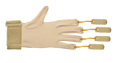 [10-4002L] CanDo Deluxe Finger Flexion Glove, S/M Left