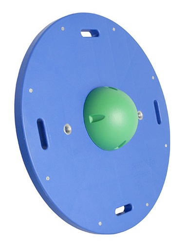 [10-2022] CanDo Balance Board Combo 16" circular wobble/rocker board - 2" height - green