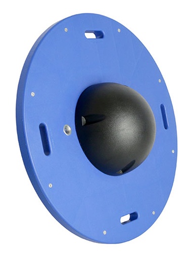 [10-2024] CanDo Balance Board Combo 16" circular wobble/rocker board - 3" height - black