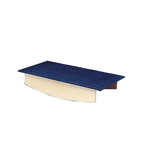 [32-2021] Rocker Board - Wooden with carpet - front-to-back - 30" x 60" x 12"