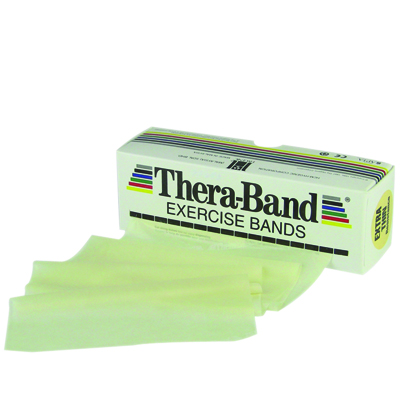 [10-1016] TheraBand exercise band - 6 yard roll - Tan - extra thin