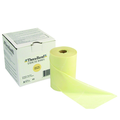 [10-1019] TheraBand exercise band - 50 yard roll - Tan - extra thin