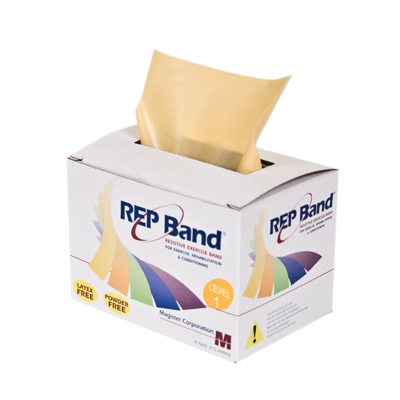 [10-1074] REP Band exercise band - latex free - 6 yard - peach, level 1