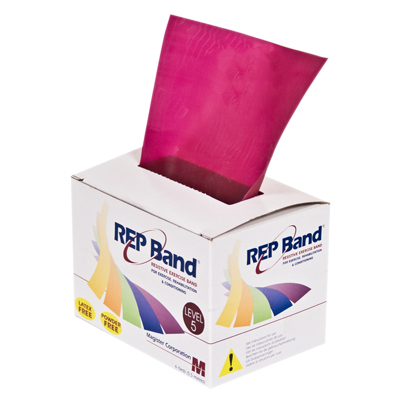 [10-1078] REP Band exercise band - latex free - 6 yard - plum, level 5