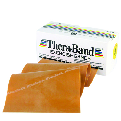 [10-1080] TheraBand exercise band - 6 yard roll - Gold - max