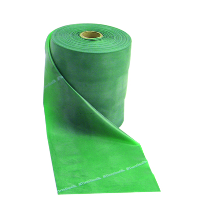 [10-1197] TheraBand exercise band - latex free - 50 yard roll - Green - heavy