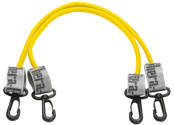 [10-1577] TheraBand Exercise Station, Accessory, Yellow (x-light) Tubing with Connectors, 12&quot;, Latex