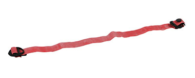 [10-3202-10] CanDo Adjustable Exercise Band, Red - light, 10 each