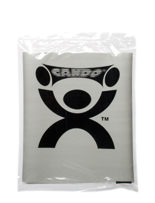 [10-5206] CanDo Low Powder Exercise Band - 4' length - Silver - xx-heavy