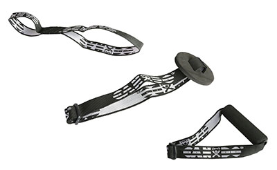 [10-5334] CanDo Exercise Band - Accessory - Kit, 1 each: loop stirrup, door disc, handle (pair)