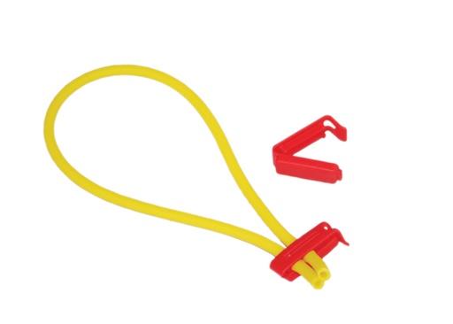 [10-5365] CanDo Exercise Tubing Klip, small (for tan-red CanDo Exercise Tubing), 1 pair