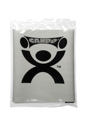 [10-5606] CanDo Latex Free Exercise Band - 4' length - Silver - xx-heavy