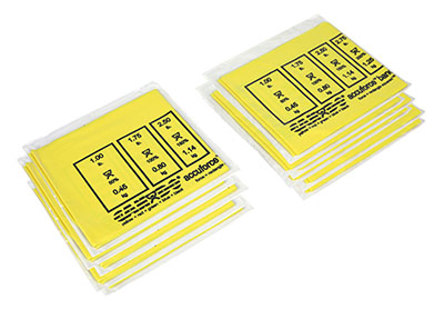 [10-5941] CanDo AccuForce Exercise Band - box of 40, 4' lengths - Yellow - x-light