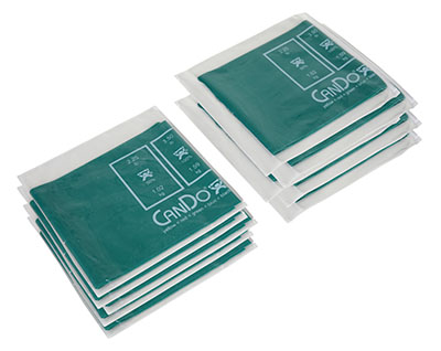 [10-5943] CanDo AccuForce Exercise Band - box of 40, 4' lengths - Green - medium