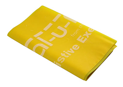 [10-6261] Val-u-Band Resistance Bands, Pre-Cut Strip, 5', Peach-Level 1/7, Contains Latex