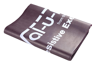 [10-6265] Val-u-Band Resistance Bands, Pre-Cut Strip, 5', Plum-Level 5/7, Contains Latex