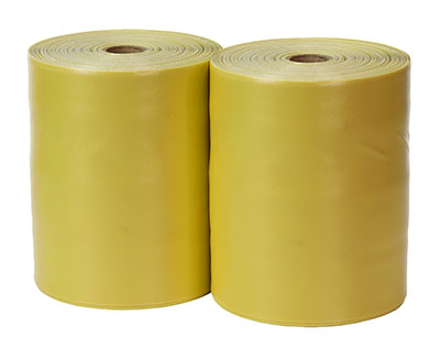 [10-6330] Sup-R Band Latex Free Exercise Band - Twin-Pak - 100 yard (2 - 50-yard boxes) - Tan