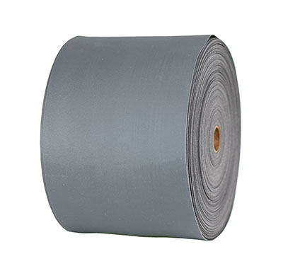 [10-6346] Sup-R Band Latex Free Exercise Band - 25 yard roll - Silver - xx-heavy