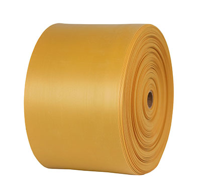 [10-6347] Sup-R Band Latex Free Exercise Band - 25 yard roll - Gold - xxx-heavy