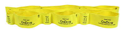 [10-6601-24] CanDo Multi-Grip Exerciser, 6 Foot Exerciser, X-Light, Yellow, Case of 24