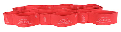 [10-6602-24] CanDo Multi-Grip Exerciser, 6 Foot Exerciser, Light, Red, Case of 24