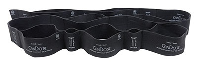 [10-6605] CanDo Multi-Grip Exerciser, 6 Foot Exerciser, X-Heavy, Black