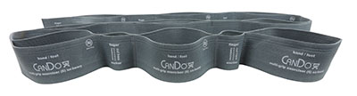 [10-6606] CanDo Multi-Grip Exerciser, 6 Foot Exerciser, XX-Heavy, Silver