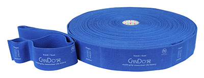 [10-6614] CanDo Multi-Grip Exerciser 30 Yard Roll, Heavy, Blue