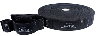 [10-6615] CanDo Multi-Grip Exerciser 30 Yard Roll, X-Heavy, Black